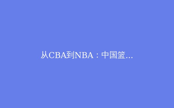 从CBA到NBA：中国篮球青训体系的深度变革与国际化路径 - 2